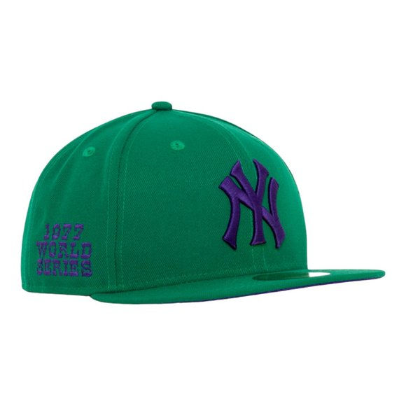 New Era New York Yankees Loud Pack 59FIFTY Fitted Hat 1977 WS Side Patch - Picture 1 of 7
